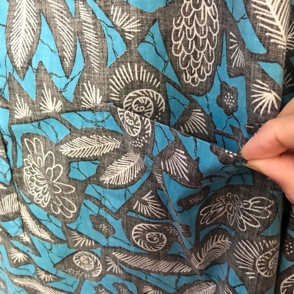 Vintage 80s Hawaii Reverse Print Aloha Shirt, Pullover Style, Size Large - Picture 4 of 13